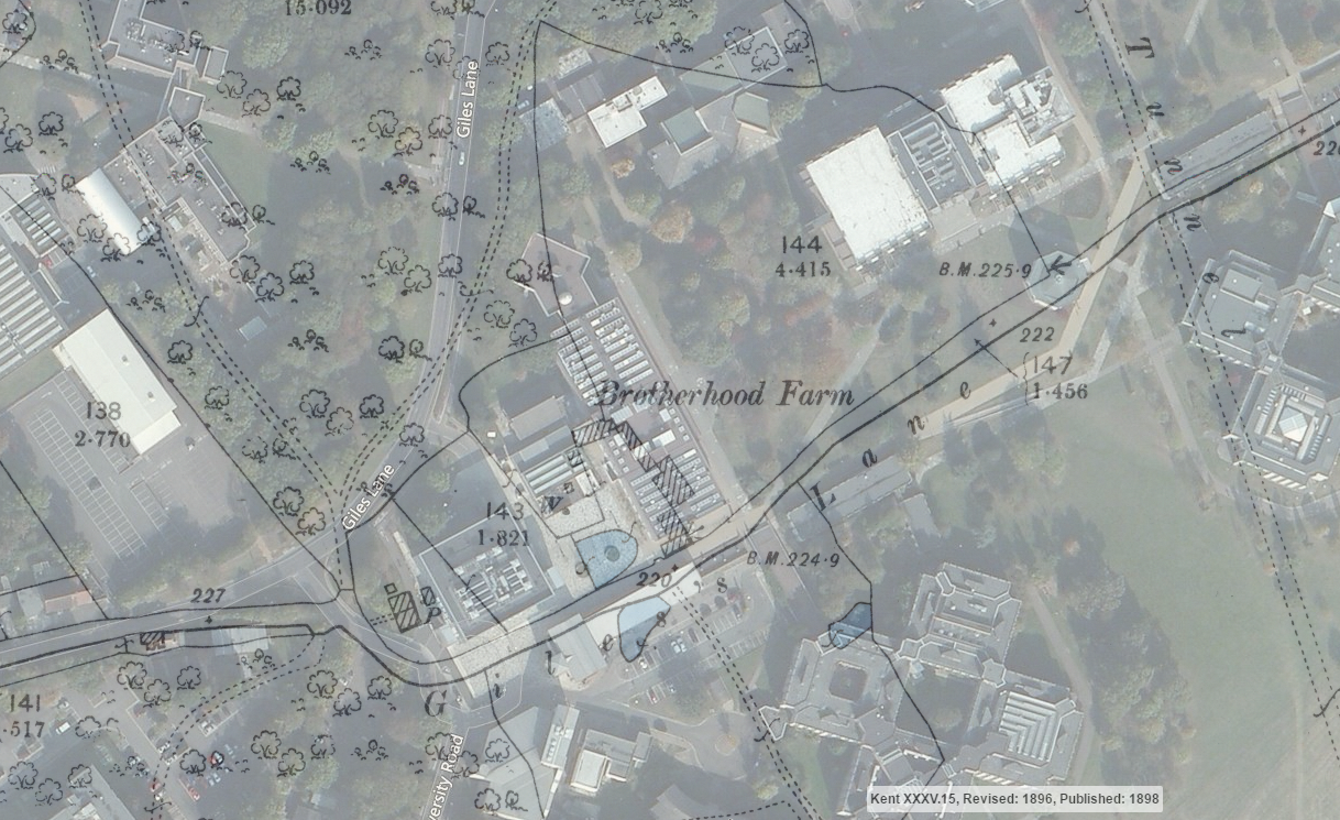 地理参考地图覆盖:中央校园