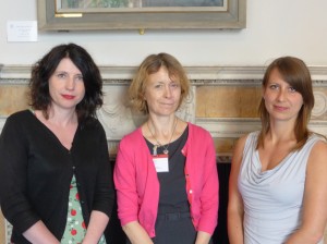 会议召集人(从左到右)Clare Langhamer, Lucy Noakes和Claudia Siebrecht。