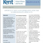 Creative Events newsletter