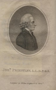 约瑟夫·普里斯特利的肖像，选自《约瑟夫·普里斯特利的一生》