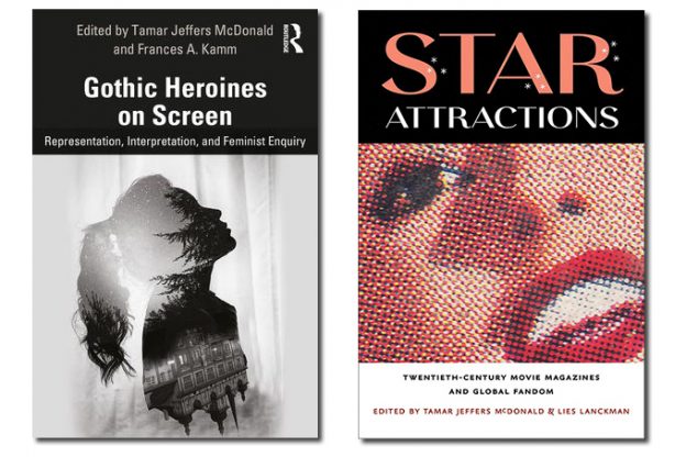 塔玛·杰弗斯·麦克唐纳博士的两本《银幕上的哥特式女英雄》和《明星吸引力》的封面