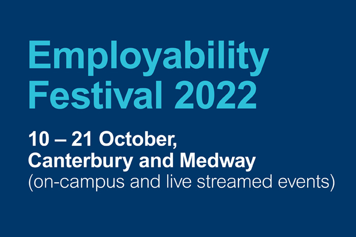 就业能力节将于10月10日至21日在坎特伯雷和梅德韦举行，在校园和网上举行＂loading=